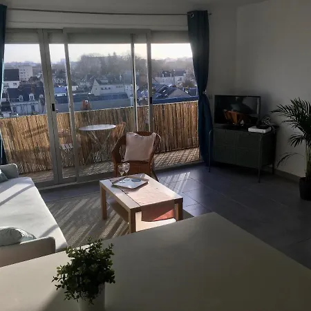 Studio Au Coeur De - Terrasse Et Vue 公寓 图尔